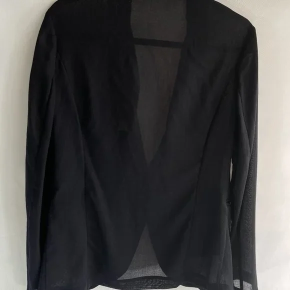 MALO Women's Jacket Black blazer 100% cashmere jacket Authentic jacket Italy - Picture 9 of 16